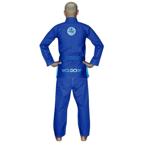 Jiu Jitsu kimono pearl weave blue  best for boxing kickboxing training and competitions - Image 2