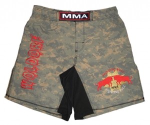 Desert Cameo Shorts Fighting Embroidery kickboxing  in high quality for training  gym boxing sports