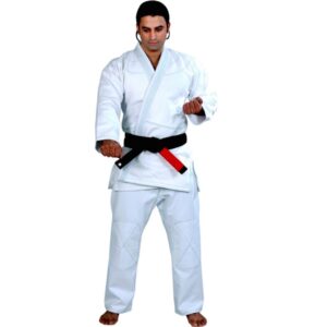 Bjj kimono jiu jitsu uniform for competition training ultra light weight pre shrunk uniform soft fabric