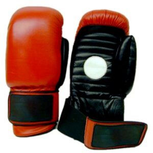 Trainer-focus gloves in cowhide leather high quality for boxing and kickboxing fights