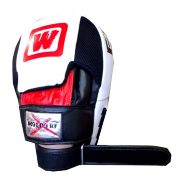 Focus trainer punching mitts Heavy Padded Cushion leather & vinyl for boxing mma muay thai kickboxing with secure wrist support - Image 2