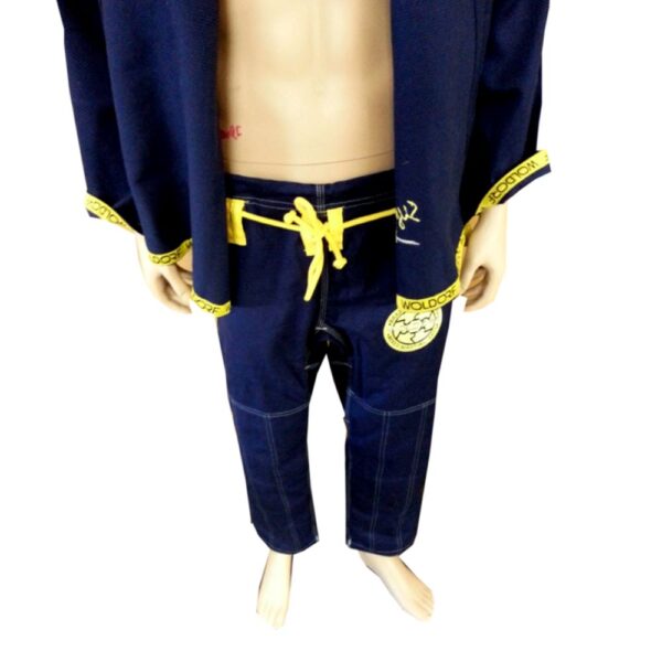 Jiu Jitsu kimono pearl weave black  best for boxing kickboxing training and competitions - Image 4