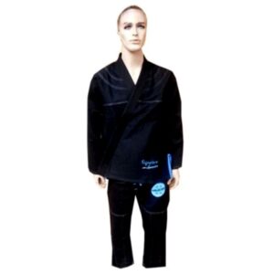 Jiu Jitsu kimono pearl weave 550 grams black/blue  best for boxing kickboxing training and competitions