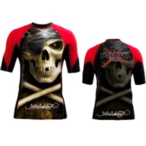 SUBLIMATION RASHGUARD RED SKULL DESIGN Sparring Fitness Gym Equipment Grappling Kickboxing Rash Guards Fighting Muay Thai Training Rash Guards