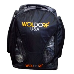 New Woldorf Gym Backpack in high quality buckle straps and zippers with woldorf logo in heavy coated fabric