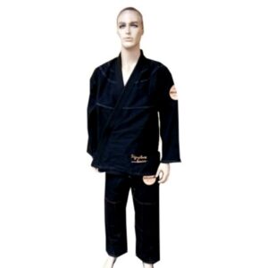 Jiu Jitsu kimono pearl weave 550 grams black/orange  best for boxing kickboxing training and competitions