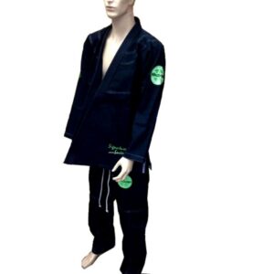 Jiu Jitsu kimono pearl weave navy blue/yellow combination  best for boxing kickboxing training and competitions