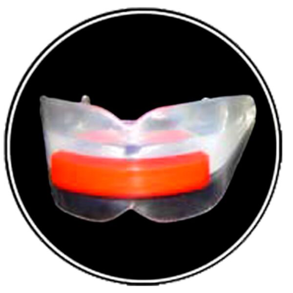 Double piece mouth guard best for boxing kickboxing mma muay thay sparring fights