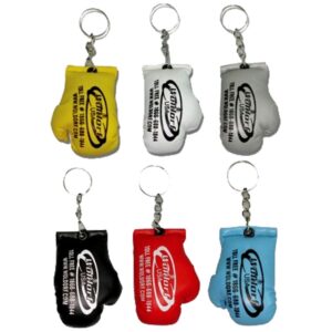 Woldorf USA mini boxing gloves key chain with printed logo best for any athlete or boxing fan