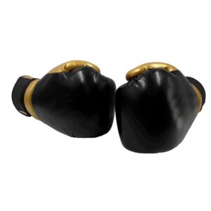 Boxing gloves 2 Tone Black and Gold molded foam with secure wrist support best for boxing training kickboxing mma muay thai fightings
