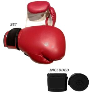 Red Kickboxing Gloves In High Quality leather for boxing kickboxing mma muay thai fightings