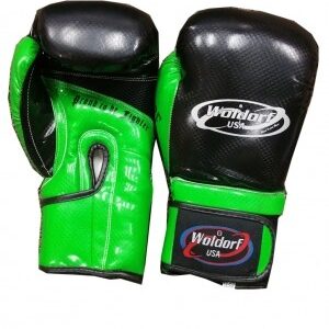 Boxing gloves 2 Tone Black and Green in high quality leather for boxing kickboxing MMA Muay thai fighting