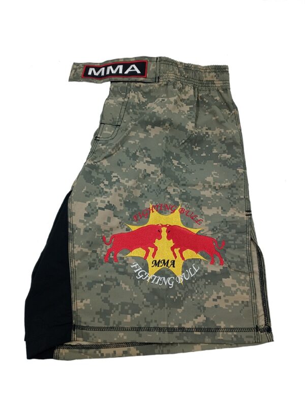 Desert Cameo Shorts Fighting Embroidery kickboxing  in high quality for training  gym boxing sports - Image 4