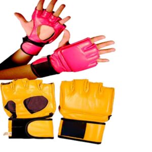 MMA Kickboxing Grappling Gloves in premium leather best for boxing kickboxing muay thai sparring fighting