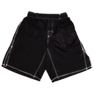Satin MMA kickboxing Shorts in black for Training  High quality fabric best for mma muay thai boxing kickboxing fighting shorts