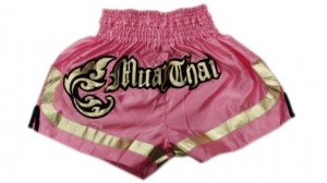 Muay Thai kickboxing shorts in special cutt letters PINK for mma boxing muay thai kickboxing gym boxing fightings