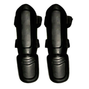 sparring shinguard with step in highy density leather with double padded used for Wrestling Sparring Muay Thai Kickboxing & Karate