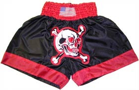 Nylon Skull MMA kickboxing Shorts in high quality for training mma muay thai boxing kickboxing fightings