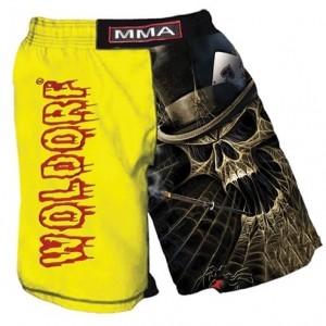 Sublimation MMA shorts in high quality polyester for mma boxing gym clothing shorts
