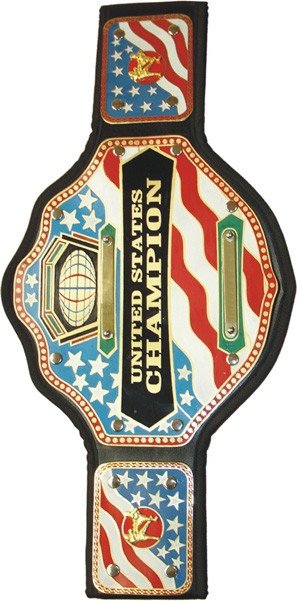 USA flag championship replica belt in high quality with leather straps in intricate design