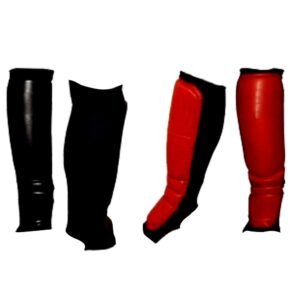 Woldorf USA SHIN GUARD WITH INSTEP FOR MMA MUAY THAI WITH PADDED LAYER