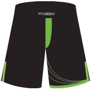 MMA board shorts in black/green High quality best for Training mma muay thai boxing kickboxing fights