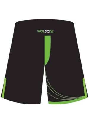 MMA board shorts in black/green High quality best for Training mma muay thai boxing kickboxing fights