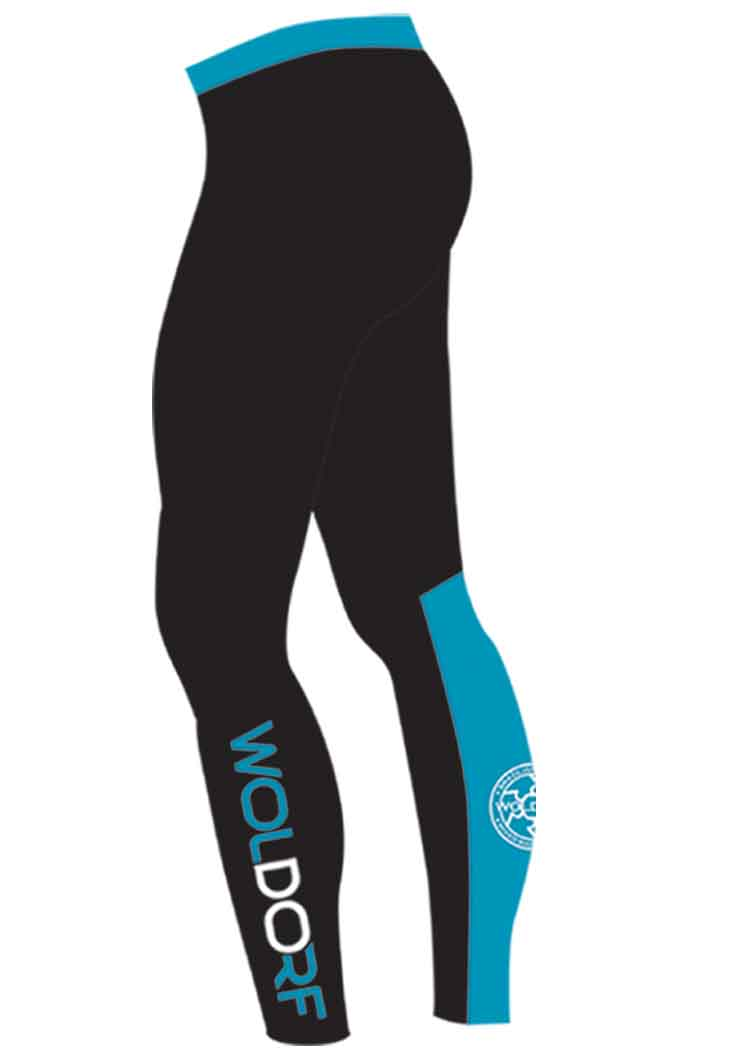 Compression pant tights in polyester with sublimated design best for training exercising and competition
