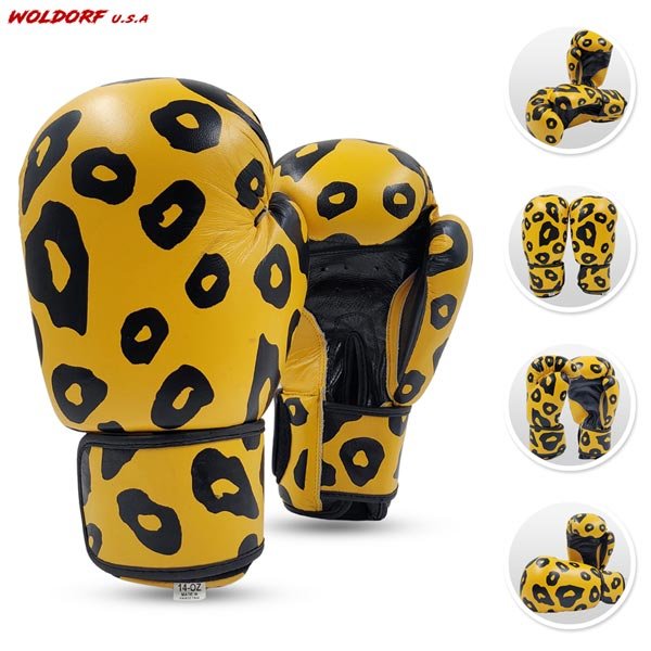 Cheetah boxing gloves in top grade leather with heavy padded molded foam best for boxing sparring and kickboxing training fights