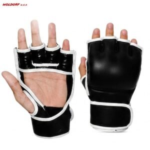 Free Fight MMA Grappling gloves in top grade leather for boxing kickboxing muay thai fightings