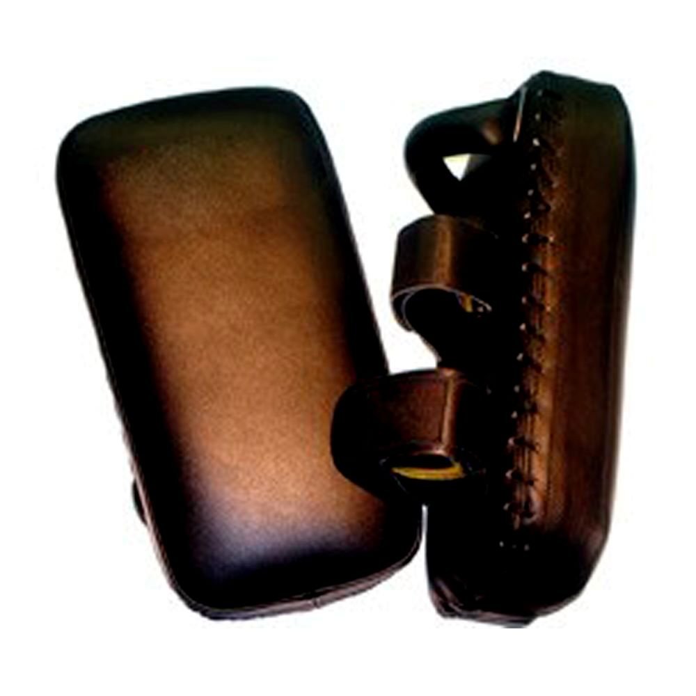 Woldorf USA Kickboxing THAI KICK PADS IN HIGH QUALITY LEATHER FOR TRAINING KICKBOXING FIGHTS