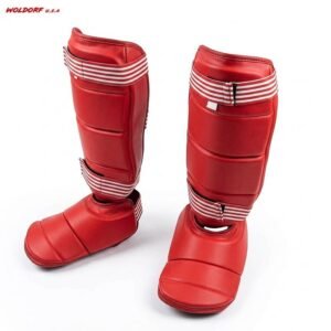 Woldorf USA SPARRING SHIN GUARD IN VINYL WITH HEAVY PADDED FOR TRAINING AND SPARRING