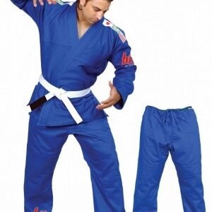 Single Weave jiu jitsu student Uniform BLUE best for boxing kickboxing training and competitions