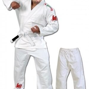 Single Weave jiu jitsu student Uniform white in high quality fabric best for boxing kickboxing competitions