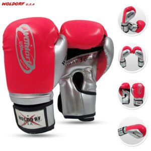 Boxing Gloves 2tone pink silver injection molded foam in high quality leather best for boxing kickboxing muay thai mma fights