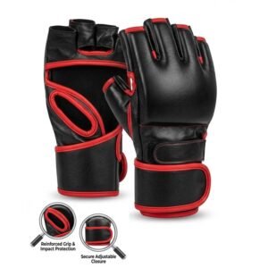 MMA grappling gloves in high quality leather for boxing kickboxing competition muay thai fighting’s